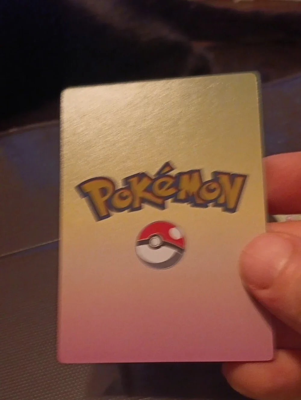 Pokemon Bocchi the Rock! Pink and Black Holographic Trading Card